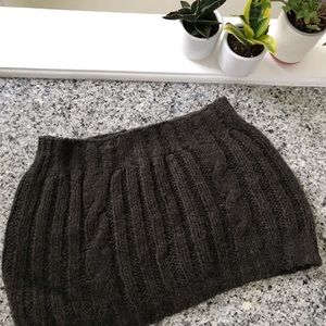 Infinity scarf/wrap in dark green